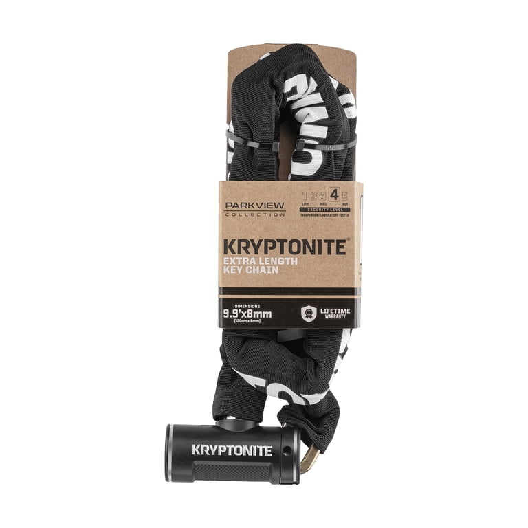 Kryptonite Extra Length Key Chain 3.9 Feet Long for Bicycle
