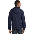 thumbnail image 3 of Sport-Tek ®  Hooded Raglan Jacket. Jst73 2Xl True Navy, 3 of 4