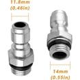 thumbnail image 2 of Pressure Washer Coupler,1/4'' Quick Release Connector,M22-14mm Male Thread,Pressure Washer Sprayer Adapter Fittings, 2 of 5