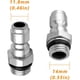 thumbnail image 2 of Acoplador para hidrolavadora, conector de liberación rápida de 1/4'', rosca macho M22-14 mm, adaptador para pulverizador de hidrolavadora., 2 of 5