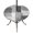 White Gray, variant on Round Outdoor Tablecloth with Umbrella Hole and Zipper, Sage Green Geometric Tablecloth with Elastic Waterproof, Watercolor Ombre Modern Abstract Art Patio Table Covers for 55" - 60" Pool Tables