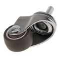 thumbnail image 3 of S SERENABLE 1" 25mm Steel Threaded Stem TPR Rubber Caster for Cart Trolley Furniture 1 Inch, 3 of 7