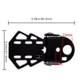 thumbnail image 2 of 2Pcs Universal Steel Axle Foot Step Pegs Bike Foldable Pedal Footrest Foot Pegs, 2 of 7