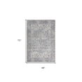 thumbnail image 2 of 4' X 6' Grey Oriental Power Loom Distressed Washable Area Rug, 2 of 5