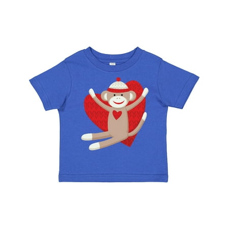 

Inktastic Hug Sock Monkey Gift Toddler Boy or Toddler Girl T-Shirt