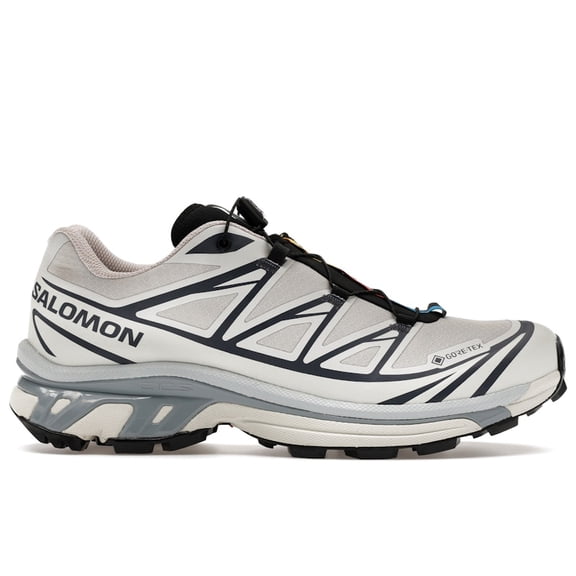 Salomon Men's XT-6 Gore-Tex Silver Cloud Black Shoes, from StockX