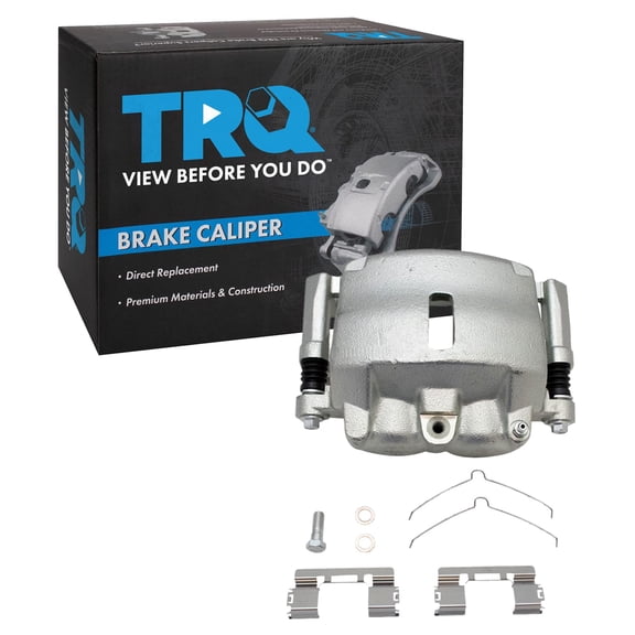 TRQ Front Left Brake Caliper w/Bracket Drivers Side Compatible with 2004-2008 Ford F-150 2004 F-150 Heritage 2006-2008 Lincoln Mark LT