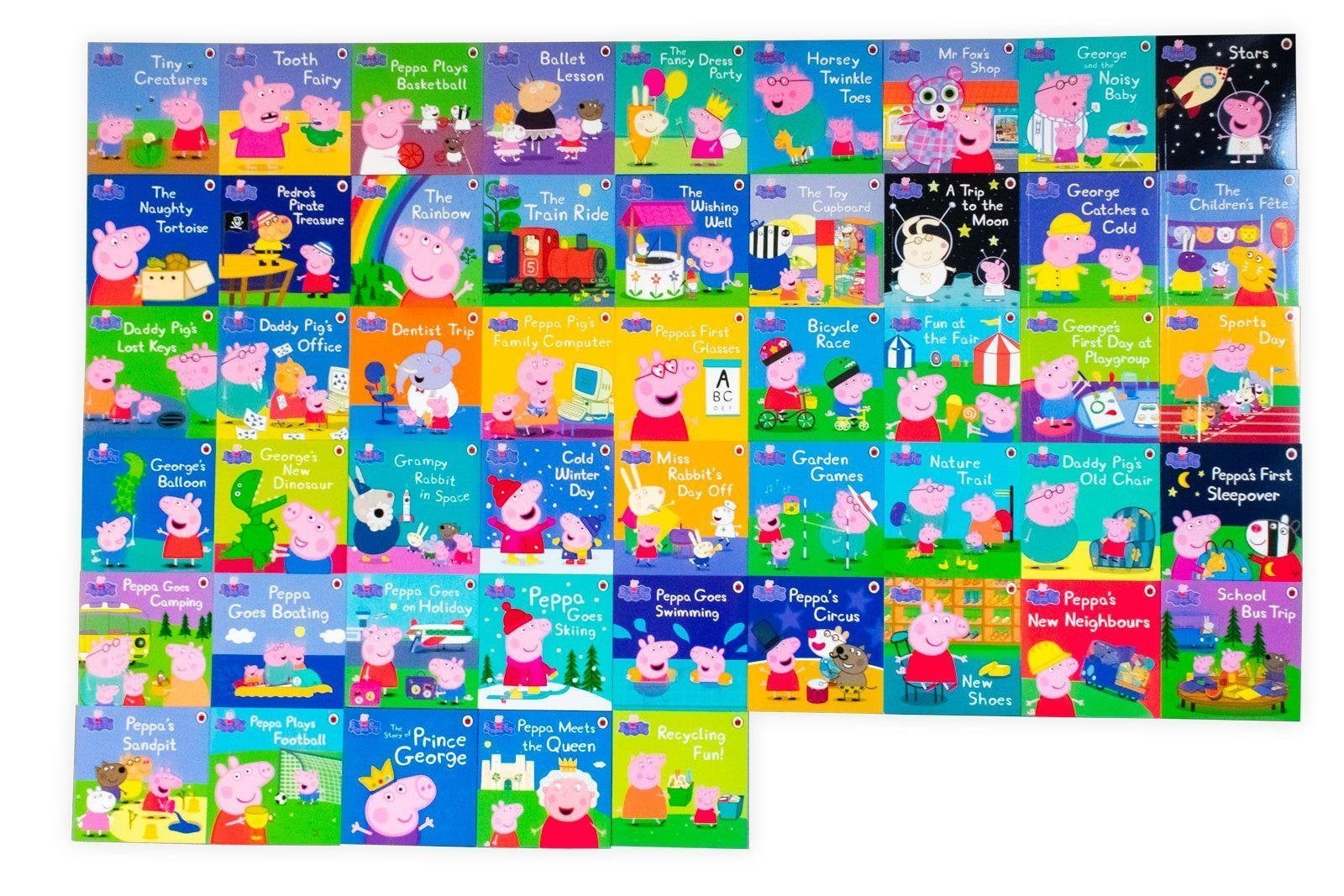 Peppa Pig Ultimate Collection 50 Books Set, Hardcover, Kids