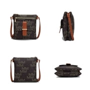 MKF Collection Jeni women’s Crossbody Bag, Signature Vegan Leather Shoulder bag Handbag Purse by Mia K. - Red