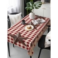 thumbnail image 6 of Country Star Farm Table Cloth, Farmhouse Plaid Texas Vintage Fruit Waterproof Tablecloth for Rectangle Tables, Reusable Washable Fabric Table Cover for Restaurant Kitchen Dining Tables 54"x108", 6 of 6