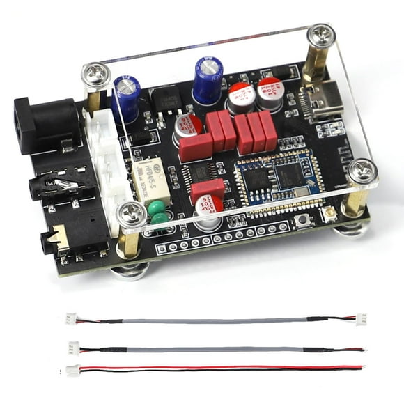 Graflsoa QCC5125+PCM5102A Bluetooth 5.1 Audio Decoder Board with APTX LDAC for High-Fidelity Sound, DIY Assembly Kit, Black