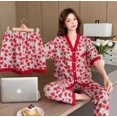 thumbnail image 1 of Sweet Pajamas Women's Short-sleeved Three-piece Set Summer Sweet Loose Home Clothes, 1 of 1