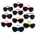 thumbnail image 3 of Gafas LED en forma de corazón de neón para mujer, barras fluorescentes para mujer, fiesta de DJ, Navidad, Año Nuevo, novia para ser, boda, Rave, accesorios, 3 of 5