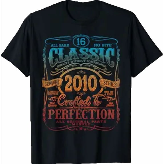Vintage 2010 Edition Shirt 16 Year Old 16th Birthday T-Shirt
