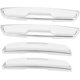 thumbnail image 1 of protectores de puerta de coche, universales, color blanco, con tiras laterales anticolisión., 1 of 5