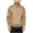 Khaki, variant on FSYBOA Boys Fleece Sweatshirt, Collared Kangaroo Pockets Quarter Zip Loose Fit Kids Fall Pullover Top Red Size 11-12T