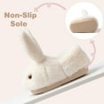 thumbnail image 6 of Drecage Toddler Boys Girls Slippers Kids Cute Bunny Plush Slippers Winter Warm House Shoes, 6 of 8