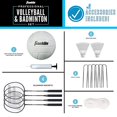 thumbnail image 2 of Franklin Sports Volleyball and Badminton Professional Set - Volleyball, Pump, Badminton Rackets, Birdies, Net, and Adjustable, 2 of 5