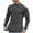 Gray, variant on Mlzmgr Mens Shirts M-3XL Crew Neck Long Sleeve Loose Fitted Sports Gym Shirts for Men Workout Casual Tops