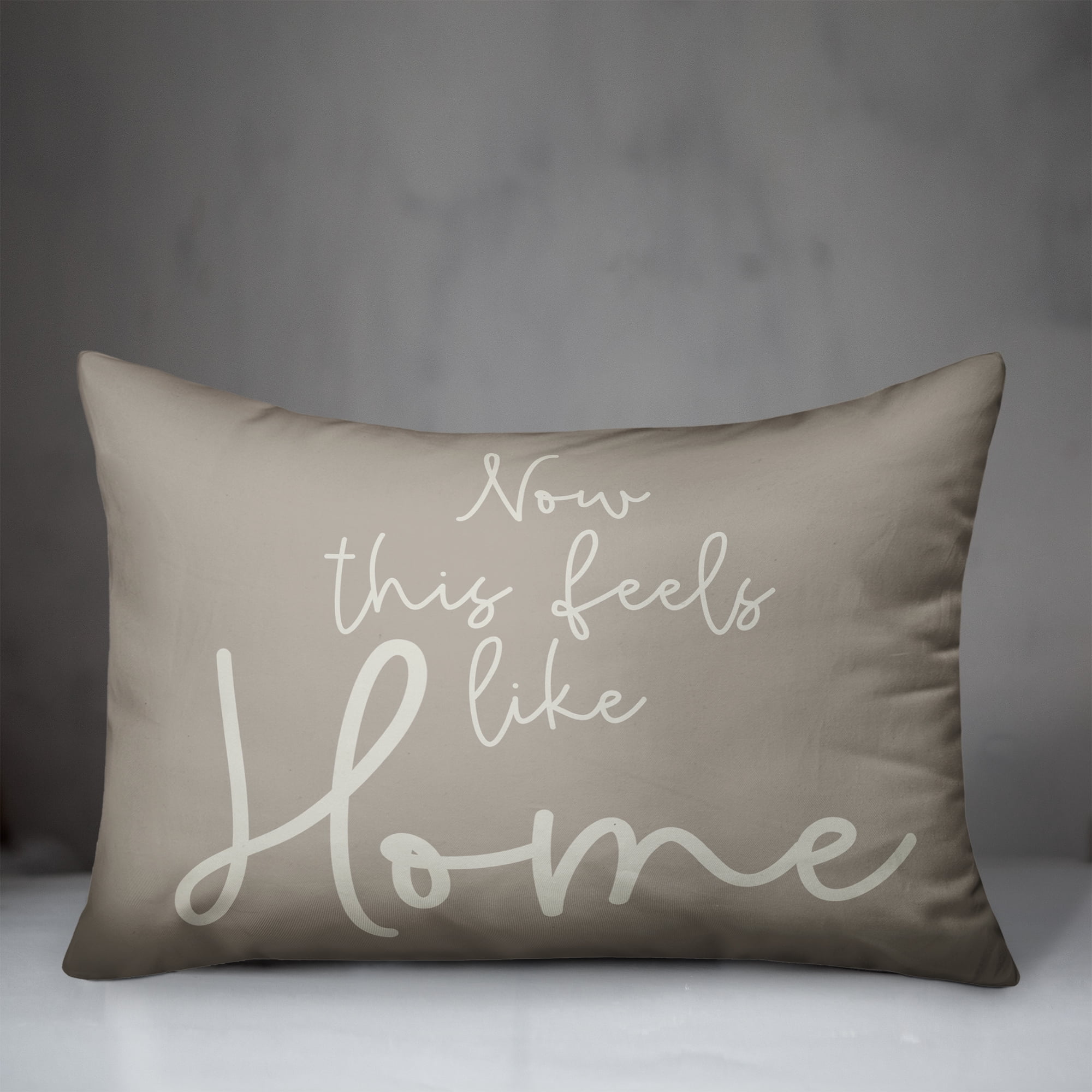 Creative Products Gray Feels Like Home 14x20 Indoor / Outdoor Pillow