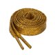 thumbnail image 1 of Cordones De Zapatos Brillo Metálico Brillante Cuerdas Planas Con Purpurina Para Zapatillas Oro 110cm/43, 1 of 6