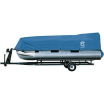 Classic Accessories Stellex™ Pontoon Boat Cover, Fits Pontoon Boats 17' - 20' L x 102" W, Trailerable Boat Cover with Polyester Fade-Resistant Fabric, Model A