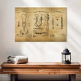 thumbnail image 2 of Elephant Stock Doctor Compilation Patent Wall Art - Horizontal Canvas Wall Art - Living Room Wall Decor - Patent Canvas - Black And Yellow Decor - 24" x 16", 2 of 8
