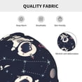 thumbnail image 5 of Xecao Cartoon Spaceship Print Knit Hat,Winter Beanie for Men Women, Beanie Soft Warm Ski Stocking Cuffed Cap, 5 of 7