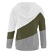 thumbnail image 5 of Gibobby Sudadera con capucha y bolsillos Sudaderas con capucha y botones para mujer （Verdinegro， M), 5 of 5