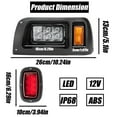 MiKaFex LED Headlights and STF9 Tail Light Kits Compatible with Club