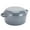 Grey, variant on Bruntmor | Enameled 2 In 1 Double Dutch Oven And Domed Skillet Lid 7 Quart