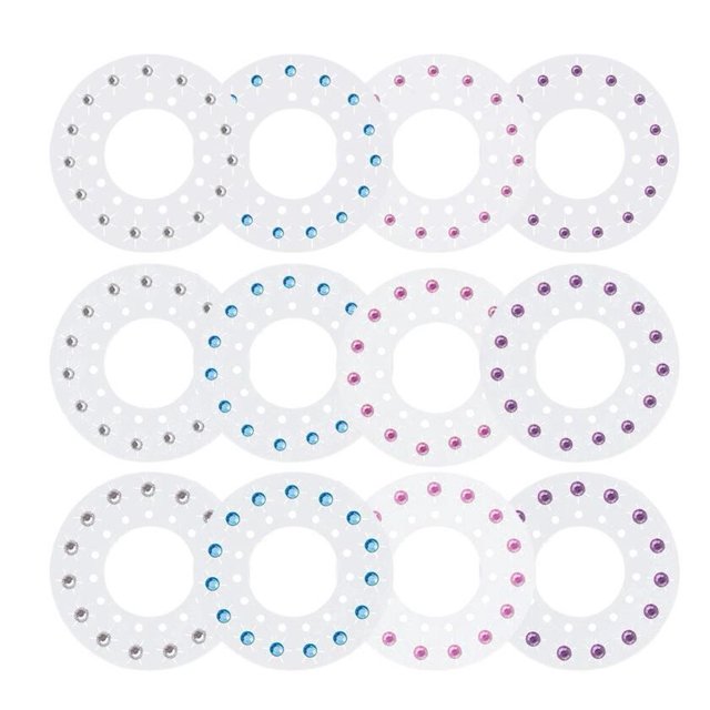 Kit de pegatinas de diamantes de imitación para niñas, juego de pegatinas de diamantes de imitación, diseño de peinado, zapatos de moda, 2023, 360