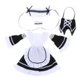 thumbnail image 2 of Uniforme de mucama de muñeca Precioso de sirvienta blanca para 1/4 BJD LUTS DOD Doll Servant Fanmusic Uniforme de mucama de muñeca, 2 of 5