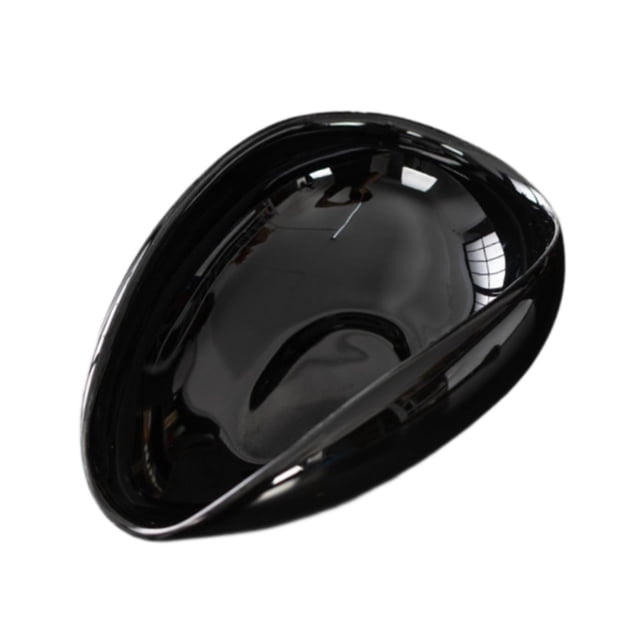 Coffee Bean Dosising Tup Coffee Powder Spoon Accesorio de té Pesaje Contenedor de frijol de café para el hogar comercial Buffet Café Negro brillante