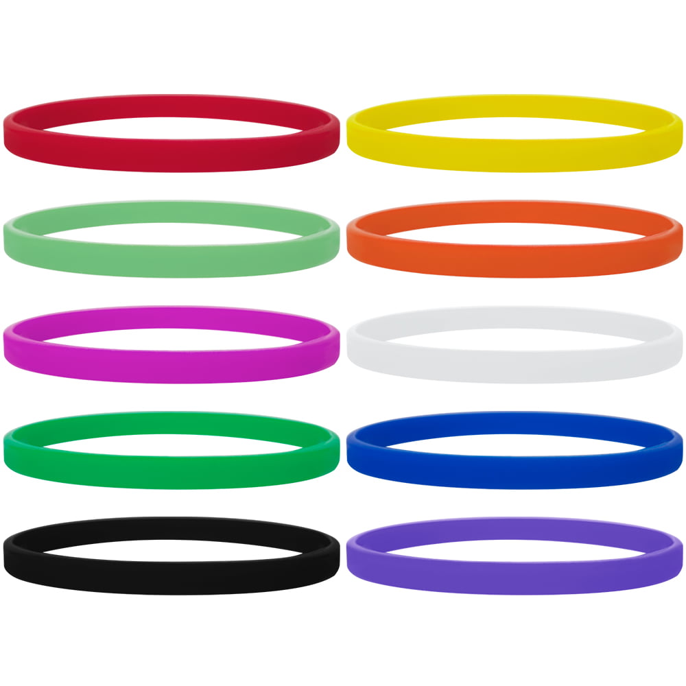 Plastic Wristbands 100 Ct Choose your Color For Clubs,Events,Parties and Bars 
