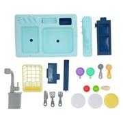 VGEBY Kitchen Sink Dishwasher Toy, Electric Dishwasher Toy Pretend Play For Children Kids Boys Girls For Home Kindergarten