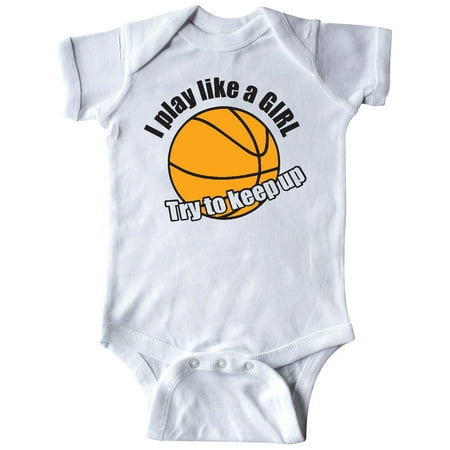 

Inktastic I play like a GIRL... Try to keep up Gift Baby Girl Bodysuit