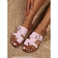 thumbnail image 4 of PU Leather Open Toe Sandals, 4 of 7