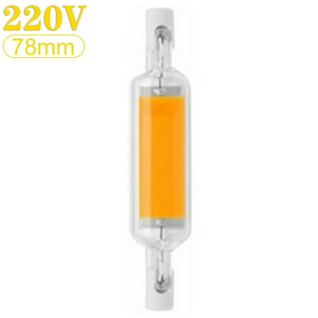 

LED R7S Glass Tube Lamp High Brightness Double Ended Light Replace Halogen Lamp High Brightness Replace Halogen Lamp Durable Easy Operation Home Kitchen Office LED Bulbs 78mm 220V Warm White