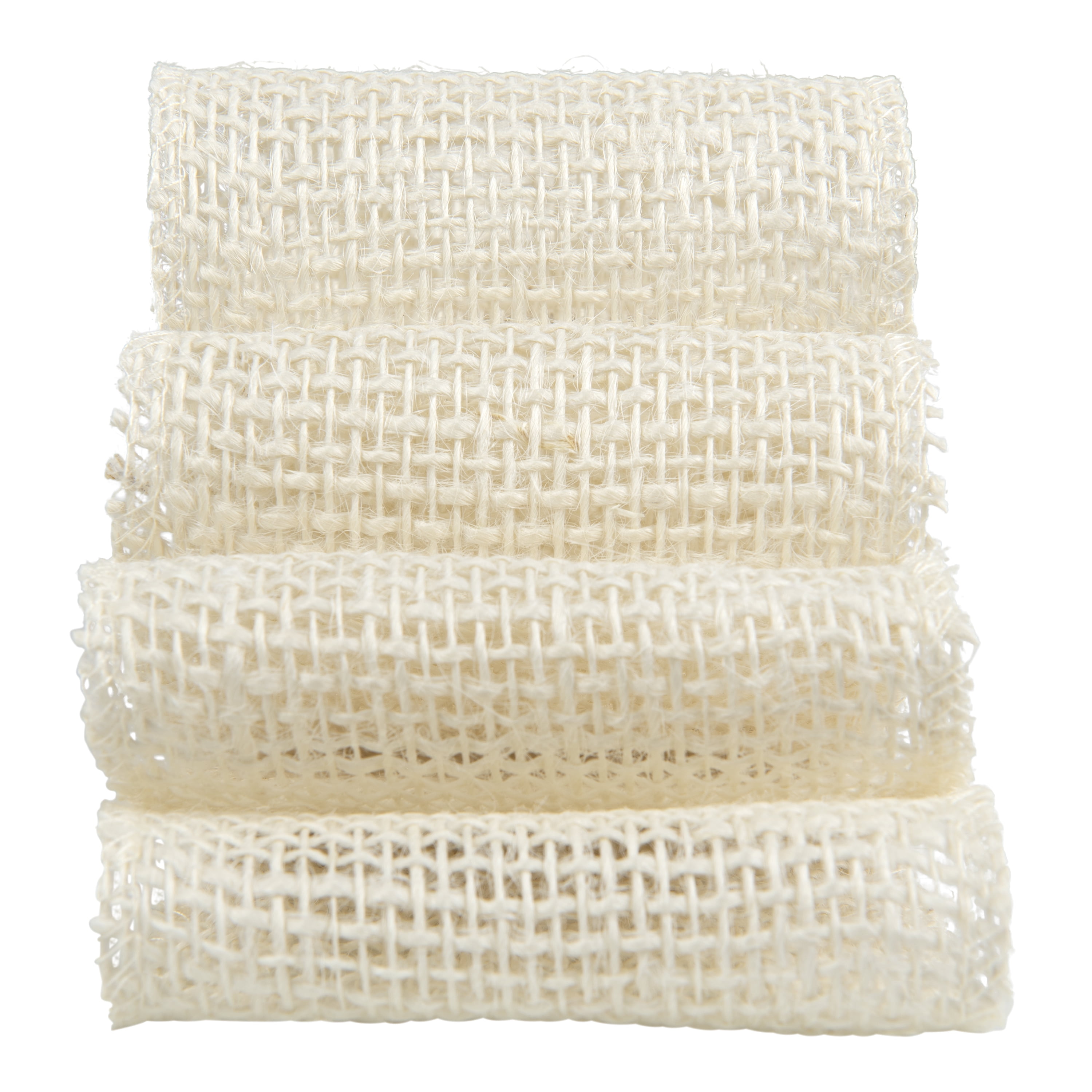 Love, Laugh, Craft Jute Burlap Roll Precut, Finished Edges, 3in W x 5 Yards, 740-33, White