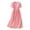 *Pink, variant on ClodeEU Women's Linen Blend Lightweight Solid Color Midi Dress ,Casual Office Work Dress Beige,Women's Plus L