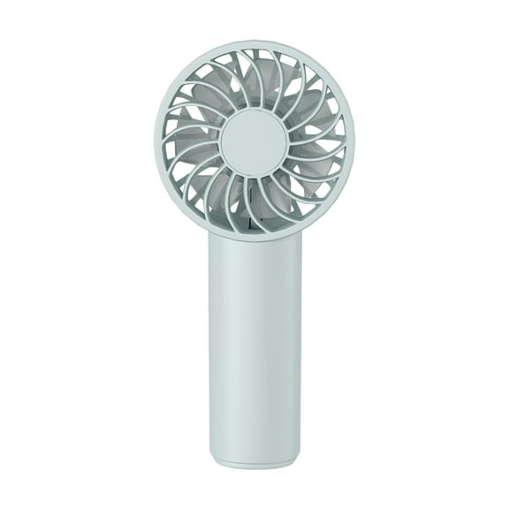 ChicYu Mini Fan Battery USB Double Power,Curved Blade Fan for Makeup Outdoor Use Indoor Outdoor Travel,Mini Handheld Fan Light Bule
