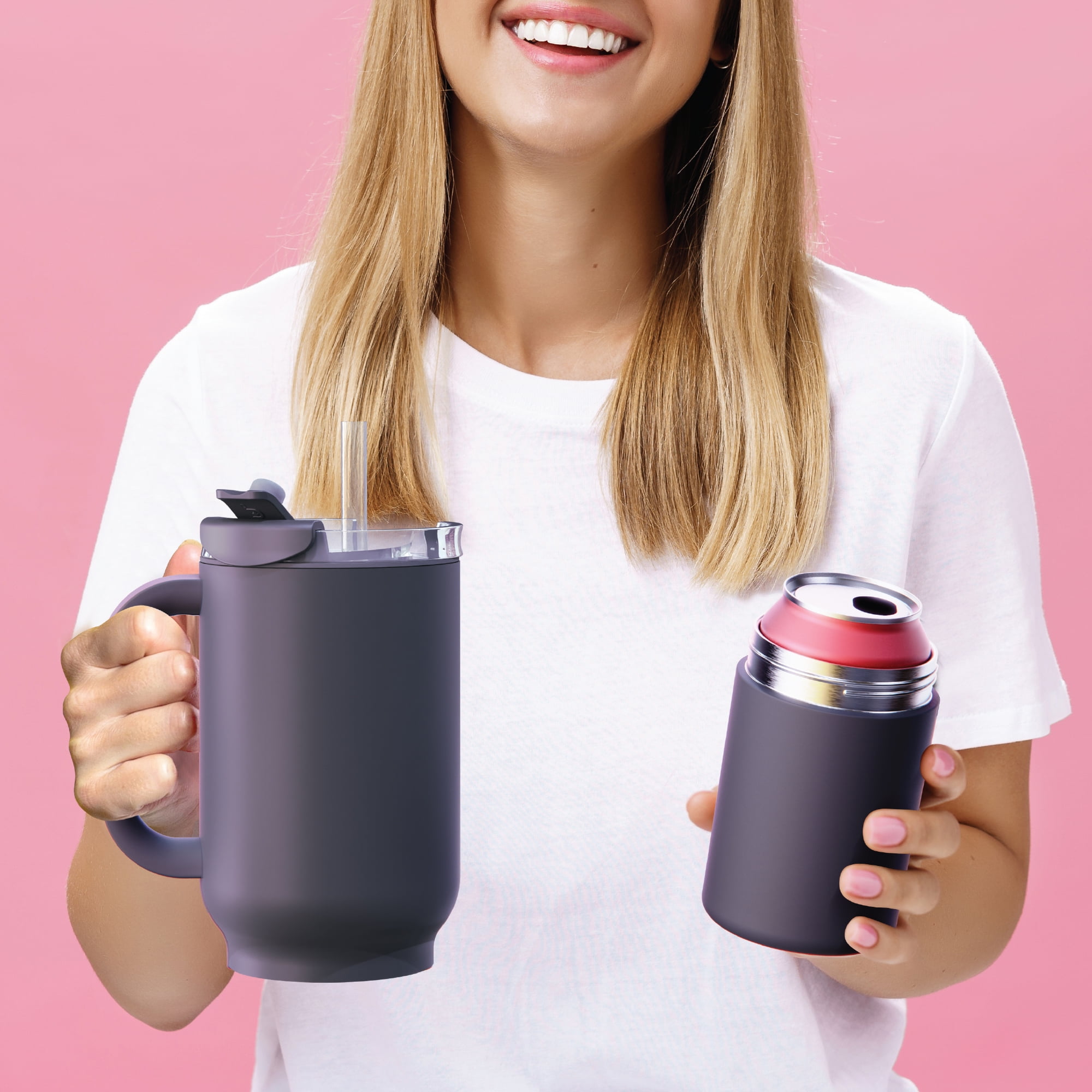 Asobu Duplex Puramic Multi Function 34oz Coffee and Beer Tumbler With Straw