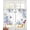 Lavender SpringGreen, variant on Spring Flowers Sheer Curtains 54 Inch Length 2 Panels Set for Living Room/Bedroom, Watercolor Floral Butterflies Botanical Kitchen Curtains Grommet Semi-Sheer Curtains Window Treatments 42"x54"x2