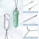 thumbnail image 5 of collares de cristal, piedras curativas, colgante espiritual, joyería de piedras preciosas naturales con cadena ajustable para mujeres y niñas, 5 of 5