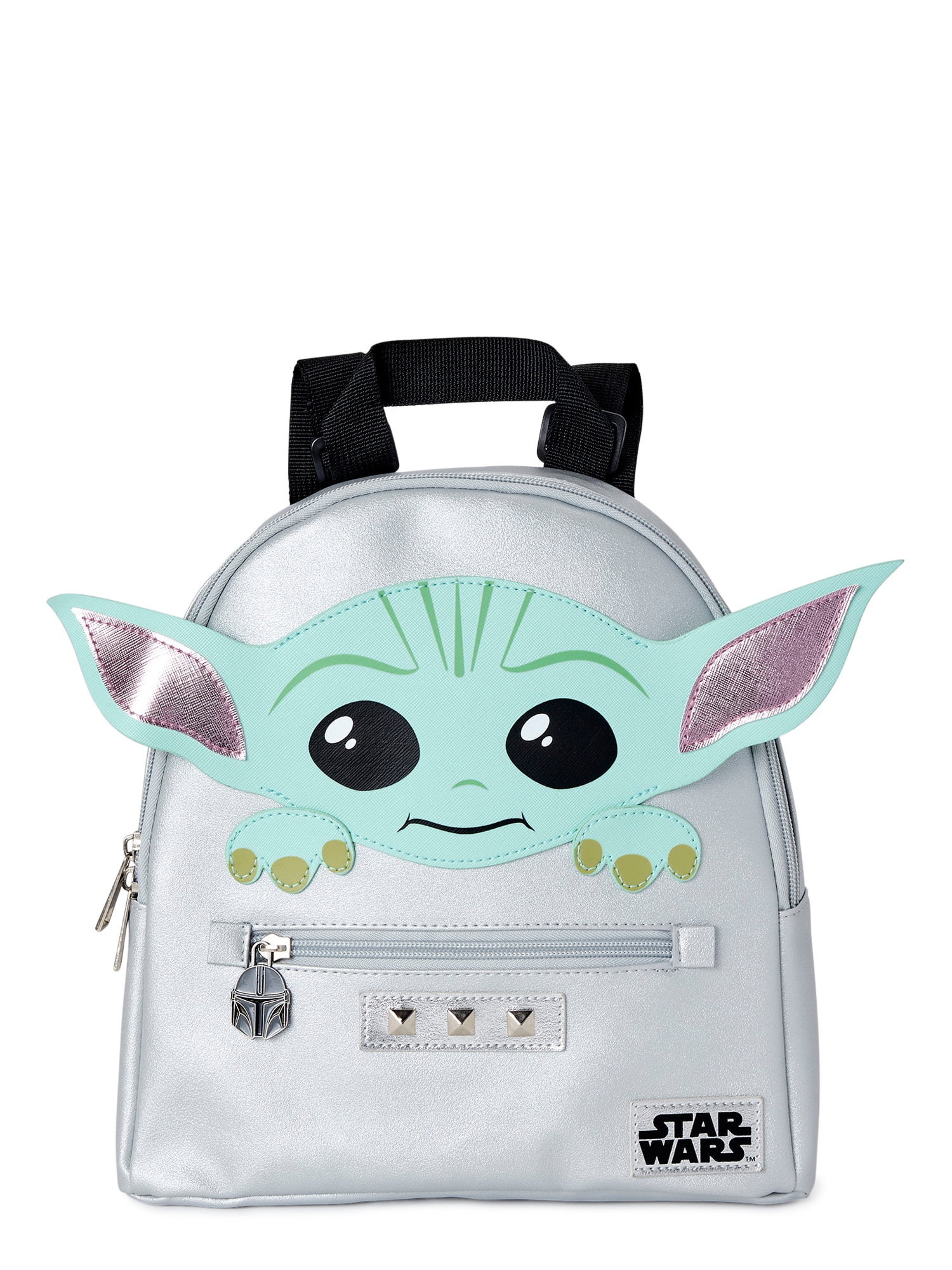 Star Wars Grogu Baby Yoda Women’s Mini Backpack Grey Silver