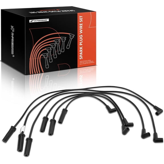 A-Premium Ignition Spark Plug Wires Set of 6 Compatible with Buick LeSabre 1996-1998, Park Avenue 1995-1997, Riviera 1995-1997 & Oldsmobile 88 1995-1998, 98, LSS, Regency & Pontiac Bonneville, 3.8L