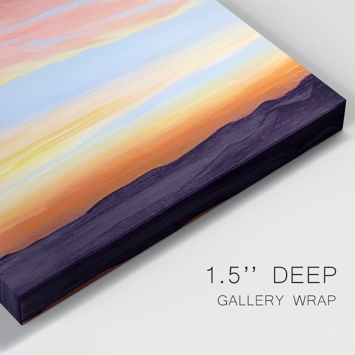 Ignited Dusk II Premium Gallery Wrapped Canvas - Ready to Hang