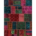 thumbnail image 1 of Ahgly Company Machine Washable Indoor Rectangle Abstract Eggplant Purple Area Rugs, 8' x 10', 1 of 7