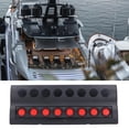 thumbnail image 4 of Marine Switch Panel, UV Proof DC12V Impact Resistant Switch Panel Pre Wired  for Ships Yachts, 4 of 7